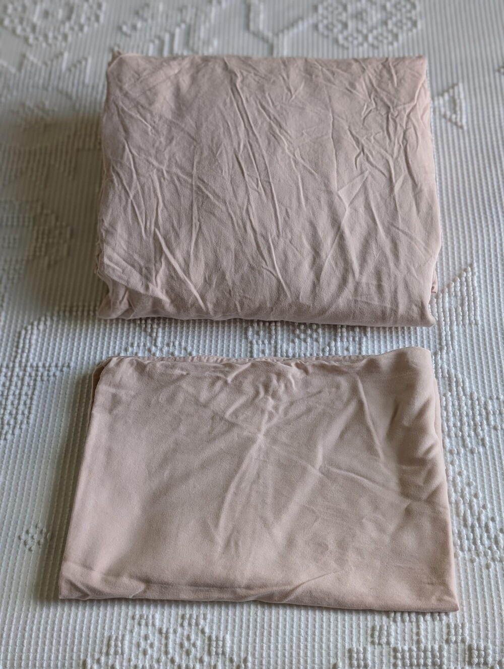 Fieldcrest Target Blush Pink Cotton Tencel Queen Fitted Sheet & Pillowcase